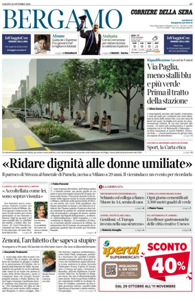 Cover of Corriere della Sera (Bergamo)