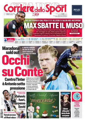 Cover of Corriere dello Sport