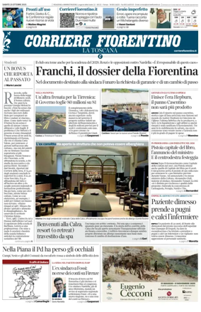 Cover of Corriere Fiorentino