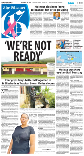 Cover of Jamaica Gleaner