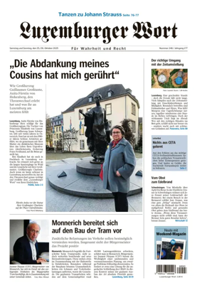 Cover of Luxemburger Wort