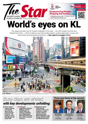 Cover of The Star Malaysia