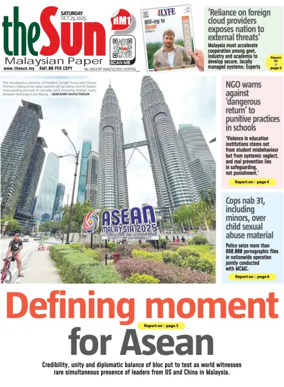 Cover of The Sun (Malaysia)