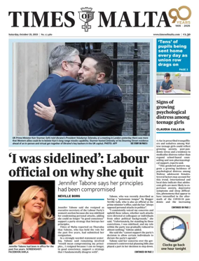 Cover of Times of Malta