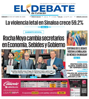 Cover of El Debate de Culiacán
