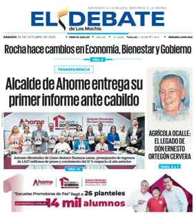 Cover of El Debate de Los Mochis
