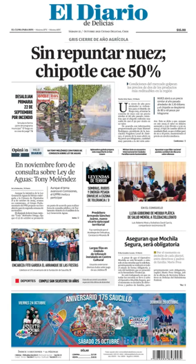 Cover of El Diario de Delicias