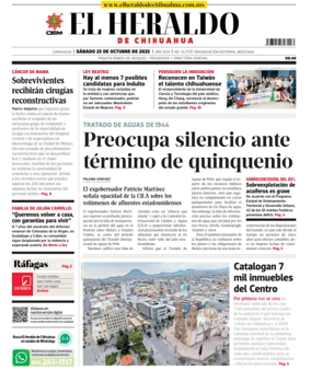 Cover of El Heraldo de Chihuahua