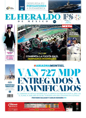 Cover of El Heraldo de Mexico