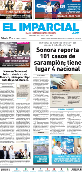 Cover of El Imparcial