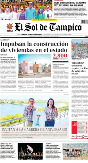 Cover of El Sol de Tampico