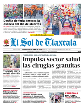 Cover of El Sol de Tlaxcala