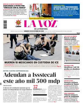 Cover of La Voz de la Frontera