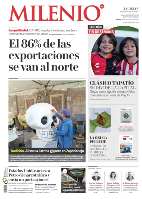 Cover of Milenio Jalisco