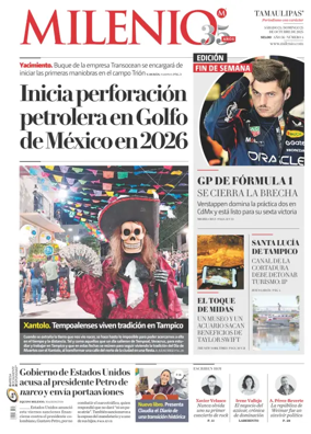 Cover of Milenio Tamaulipas