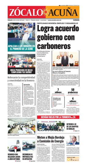 Cover of Zócalo Acuña