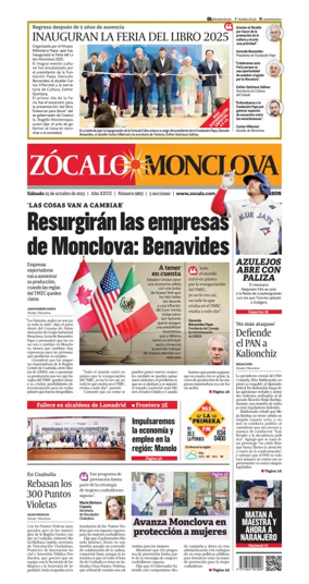 Cover of Zócalo Monclova