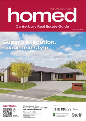 Cover of Homed Canterbury Region