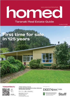 Cover of Homed Taranaki Daily News