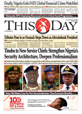 Cover of THISDAY