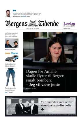 Cover of Bergens Tidende