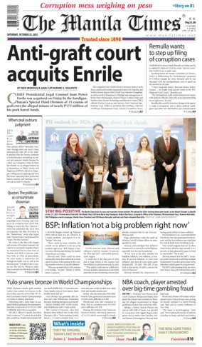 Cover of Manila Times