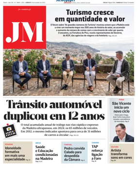 Cover of Jornal Madeira