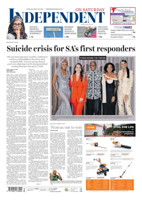 Cover of The Independent on Saturday