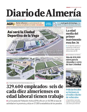 Cover of Diario de Almeria