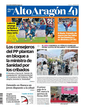 Cover of Diario del Alto Aragón
