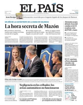 Cover of El País (Catalunya)