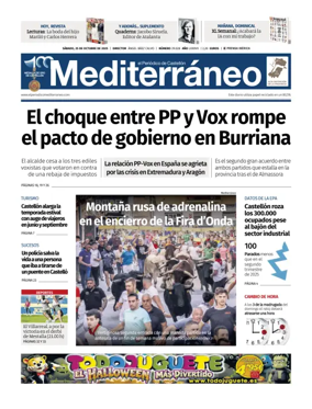 Cover of El Periódico Mediterráneo