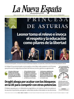Cover of La Nueva Espana (Oriente)