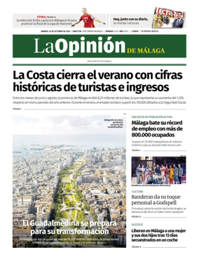 Cover of La Opinión de Málaga