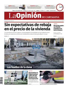 Cover of La Opinion de Murcia (Cartagena)