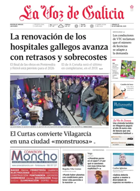 Cover of La Voz de Galicia (Arousa)