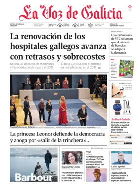 Cover of La Voz de Galicia (Carballo)