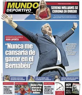 Cover of Mundo Deportivo (Barcelona)