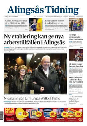 Cover of Alingsås Tidning