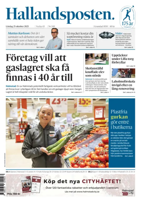 Cover of Hallandsposten