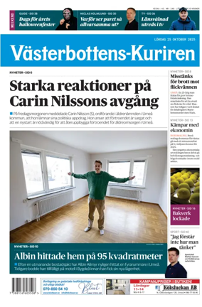 Cover of Västerbottens-Kuriren
