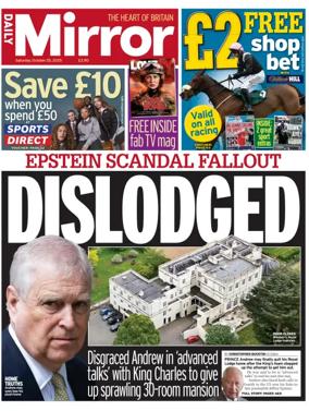 Cover of Daily Mirror