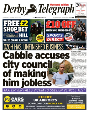 Cover of Derby Telegraph