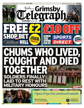 Cover of Grimsby Telegraph