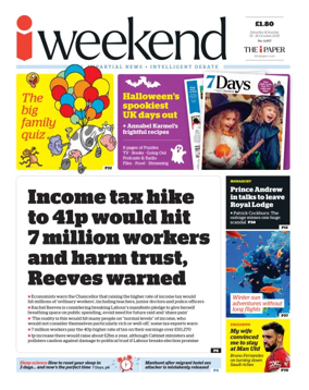 Cover of iNews Weekend