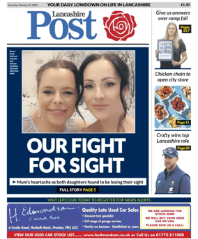 Cover of Lancashire Evening Post