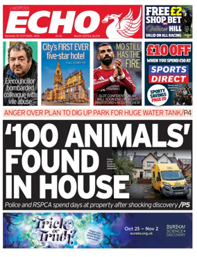 Cover of Liverpool Echo