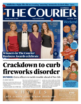 Cover of The Courier & Advertiser (Angus and The Mearns Edition)