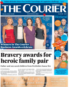Cover of The Courier & Advertiser (Perth and Perthshire Edition)