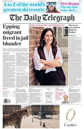 Cover of The Daily Telegraph - Saturday